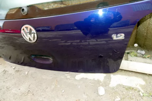 VW Polo 9N Heckklappe Kofferraumklappe Klappe hinten blau LB5N (100450)