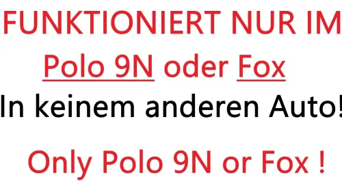 VW Fox Polo 9n Airbag Steuergerät Sitz 6q0909606 Crashsensor Sensor (100525)