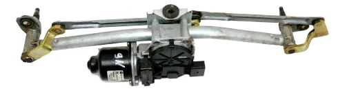 VW Polo 9N 9N3 Wischermotor Wischer Motor mit Gestänge 6Q1955113A vorn