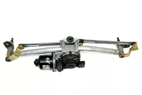 VW Polo 9N 9N3 Wischermotor Wischer Motor mit Gestänge 6Q1955113A vorn (101022)