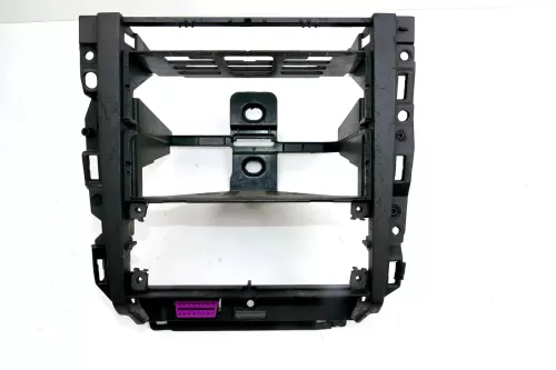 VW Golf 4 Bora Mittelkonsole Verkleidung um Radio schwarz 1J1858069F Kratzer
