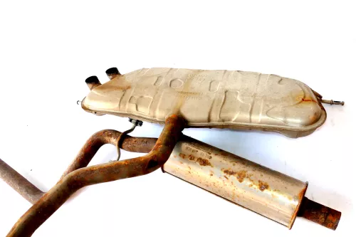 VW Touran Auspuff Endschalldämpfer Mittelschalldämpfer 1,9 TDI 74kw AVQ BKC 77kw (102261)