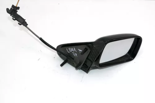 VW Polo 6N manueller manuell Spiegel Außenspiegel rechts mit Glas schwarz L041