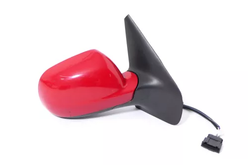 VW Bora Golf 4 elektrischer Spiegel Außenspiegel rechts rot LY3D mit Glas