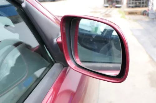 Seat Leon Toledo 1M manueller Spiegel Außenspiegel rechts mit Glas wein-rot LS3R (102872)