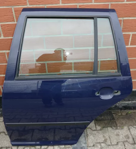VW Golf 4 Bora Tür hinten links nur Kombi / Variant blau LA5G