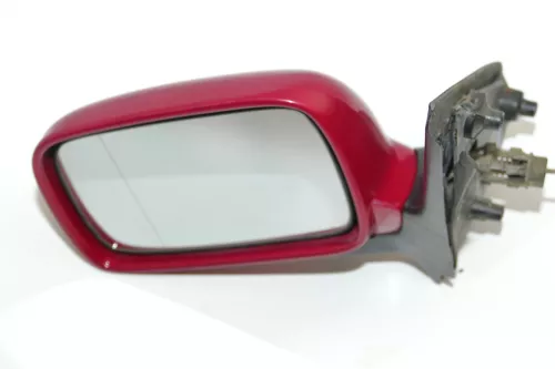 VW Polo Kombi manueller Spiegel vorne links rot (Aufnahme vergleichen! (103338)