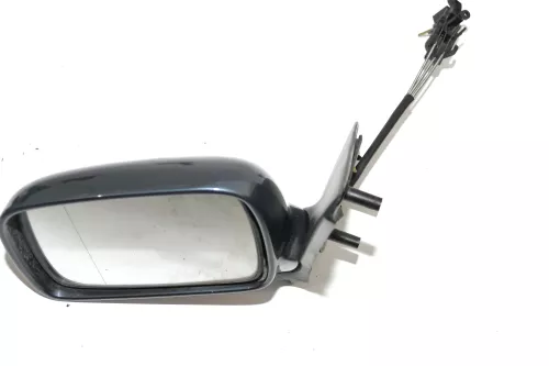 VW Polo 6N manueller manuell Spiegel Außenspiegel links mit Glas grau (103366)