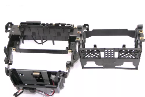 Audi A6 4B Mittelkonsole Verkleidung um Radio Navi Doppel 2 Din Doppeldin (103601)