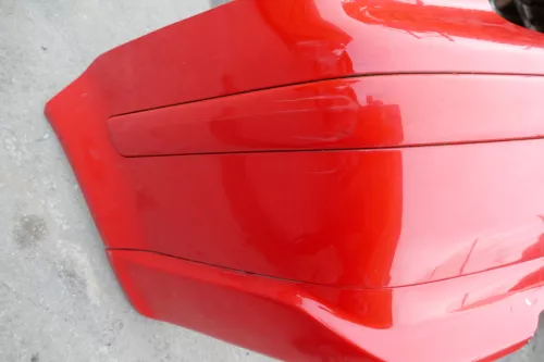 VW Bora Limousine Stoßstange hinten Heckstoßstange rot LP3G Oettinger Heckansatz (103950)