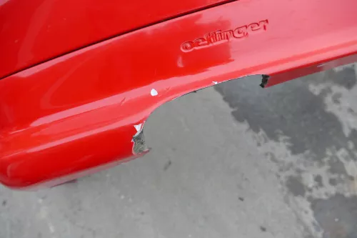 VW Bora Limousine Stoßstange hinten Heckstoßstange rot LP3G Oettinger Heckansatz (103950)