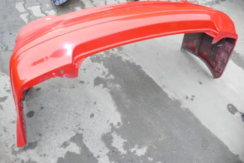 VW Bora Limousine Stoßstange hinten Heckstoßstange rot LP3G Oettinger Heckansatz (103950)