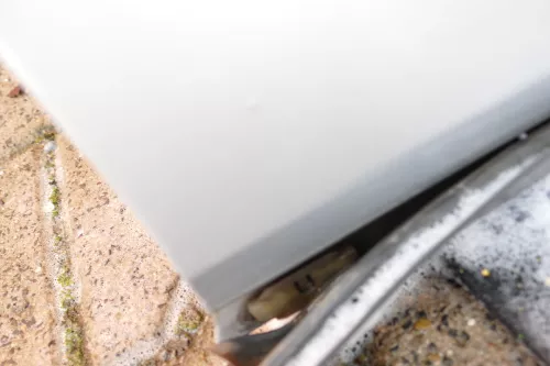 Audi A6 4A C4 Tür Türblatt vorne rechts Beifahrertür silber LY7M (104256)