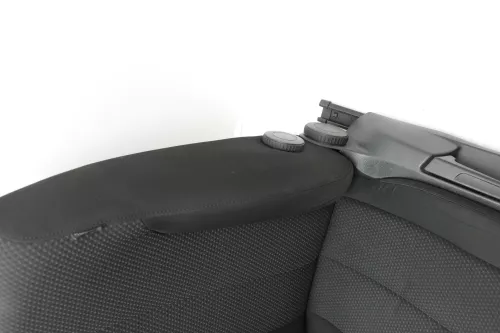 VW Passat 3C Sitz Fahrersitz vorne links schwarz (104505)