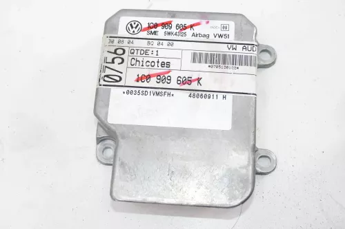 VW Polo 9N 9N3 Steuergerät Airbag Airbagsteuergerät 1C0909605K Index 09 Fox