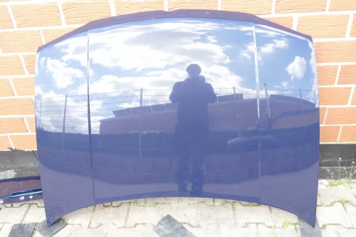 VW Golf 4 Motorhaube Haube Klappe vorne blau LA5G