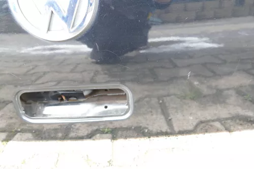 VW Polo 6N2 Heckklappe Klappe hinten Kofferraumklappe schwarz L041 (ohneBremsleu (105477)