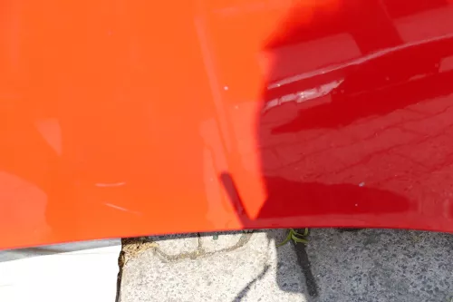 VW Golf 4 Motorhaube Haube Klappe vorne rot LP3G (105922)