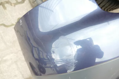 Audi A6 4B Kombi Avant Stoßstange hinten Heckstoßstange Facelift grau blau LY5X (105998)