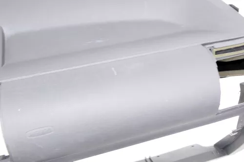 VW Fox 5Z Armaturenbrett Cockpit Amaturbrett schwarz mit Kratzer (106765)