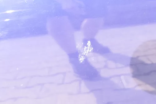 VW Polo 9N 9N3 Tür vorne rechts Beifahrertür blau LB5N 2/3-Türer (107217)