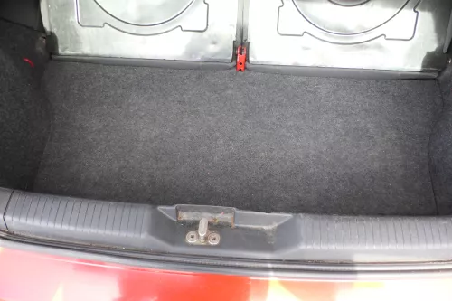 VW Lupo Seat Arosa Kofferraumteppich Teppich Kofferraum hinten schwarz (107263)