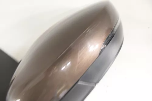 VW Polo 6R elektrischer Spiegel Außenspiegel links außen braun LH8Z (107358)