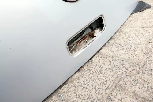 VW Golf 4 Limousine Heckklappe Kofferraumklappe Klappe hinten silber LB7Z 107455 (107455)