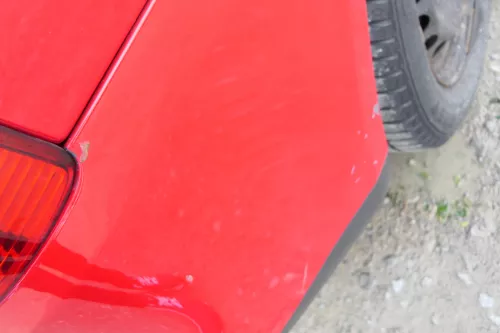 VW Touran 1T Stoßstange hinten Heckstoßstange Stoßfänger rot LY3D (107644)