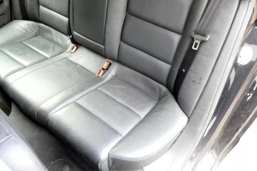 Aud A6 4F C6 Avant Kombi Sitze Sitz Rückbank hinten Leder Rücksitzbank schwarz (107760)