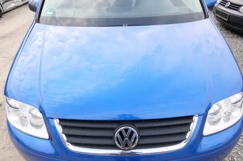 VW Touran 1T Caddy 2K Motorhaube Klappe Frontklappe blau LA5X ca. 2003-2006 (107912)