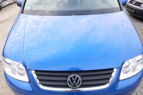 VW Touran 1T Caddy 2K Motorhaube Klappe Frontklappe blau LA5X ca. 2003-2006