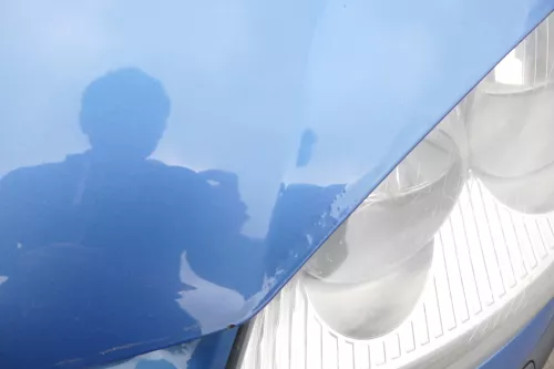 VW Golf 5 V 1K Motorhaube Haube Klappe vorne blau LC5G - Rost ROST Rost (108320)