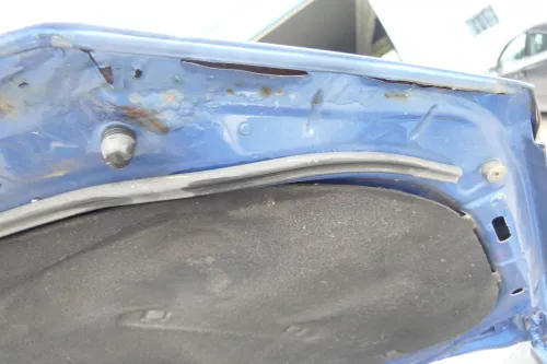 VW Golf 5 V 1K Motorhaube Haube Klappe vorne blau LC5G - Rost ROST Rost (108320)