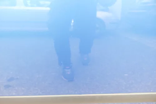 VW Golf 5 V 1K Tür Türrahmen hinten links 4/5-Türer blau LC5G -ohneAnbauteil (108327)