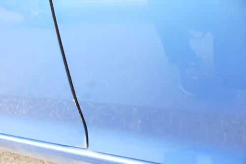 VW Golf 5 V 1K Tür Türrahmen hinten links 4/5-Türer blau LC5G -ohneAnbauteil (108327)