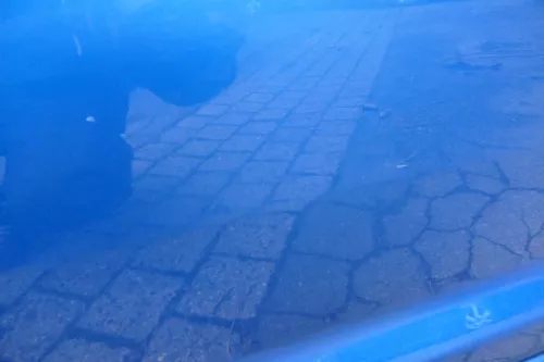 VW Touran 1T 1T3 Tür hinten rechts blau LA5X mit Scheibe (108462)