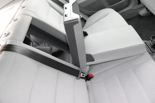 VW Golf 5 V Sitz Sitze hinten Rückbank Rücksitzbank 3 Punkt Gurt helles grau 108 (108564)