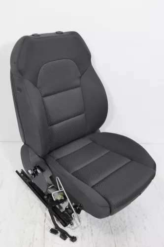 Aud A6 4F C6 Avant Kombi Sitz Beifahrersitz vorne rechts soul schwarz elektrisch (108642)