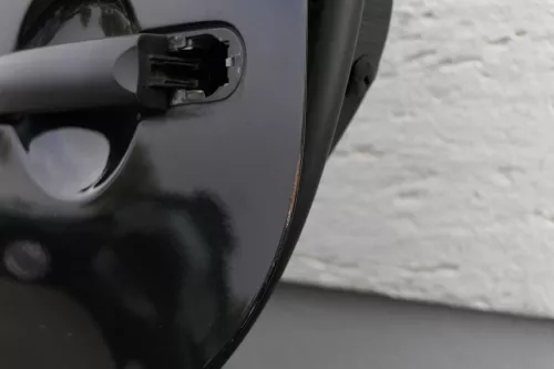 VW Touran 1T 1T3 Tür hinten links schwarz LC9Z mit Scheibe (108752)