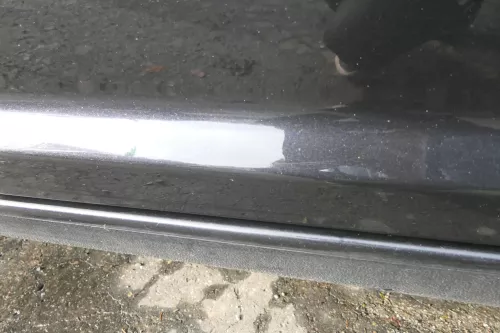 VW Touran 1T 1T3 Tür hinten links schwarz LC9Z mit Scheibe (108752)