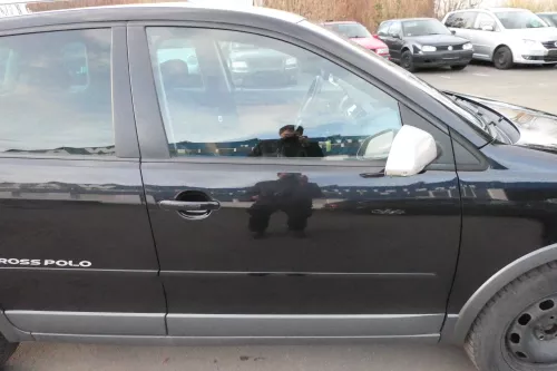 VW Polo 9N 9N3 Cross Tür vorne rechts Beifahrertür schwarz LC9Z 4/5-Türer