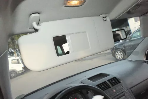 VW Polo 9N 9N3 Sonnenblenden Sonnenblende hellgrau grau links vorne 6Q0857551B/F