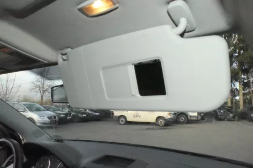 Polo 9N 9N3 Sonnenblenden Sonnenblende hellgrau grau rechts vorne 6Q0857552B/F