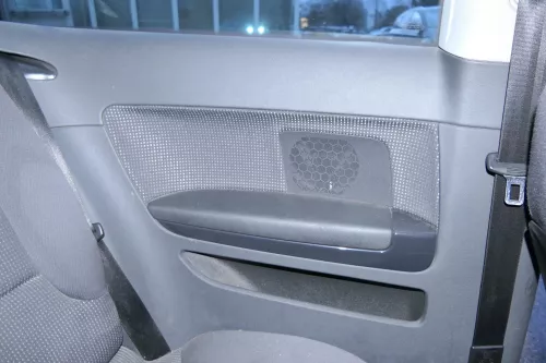 Audi A3 8P Seitenverkleidung Verkleidung hinten links schwarz 2/3-Türer Seite
