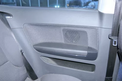 Audi A3 8P Seitenverkleidung Verkleidung hinten links schwarz 2/3-Türer Seite