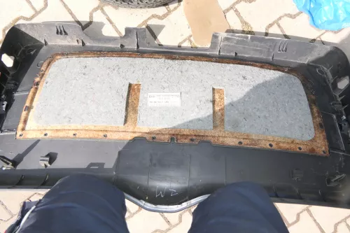 VW Sharan 7M Abdeckung Verkleidung Kofferraum hinten Heckklappe Deckel  ab2000 (109463)