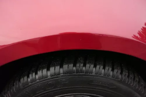 VW Golf 5 V 1K Kotflügel vorne links wein-rot braun LA3W gebördelt (109543)