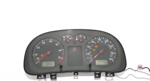 VW Golf 4 Tacho Tachometer RECHTSLENKER 124.000 miles 1j0920901BX 1,6-2,8