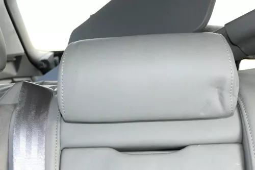 Audi A6 4F C6 Kopfstütze hinten Mitte Leder platin-Hell (grau) 49A